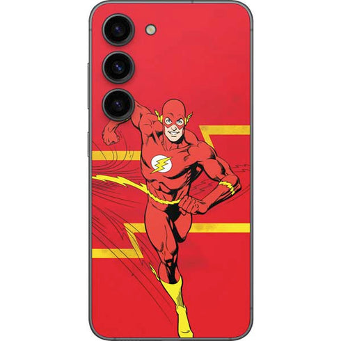 DC Comics The Flash Classic Art Running Pose Galaxy S23 Skin