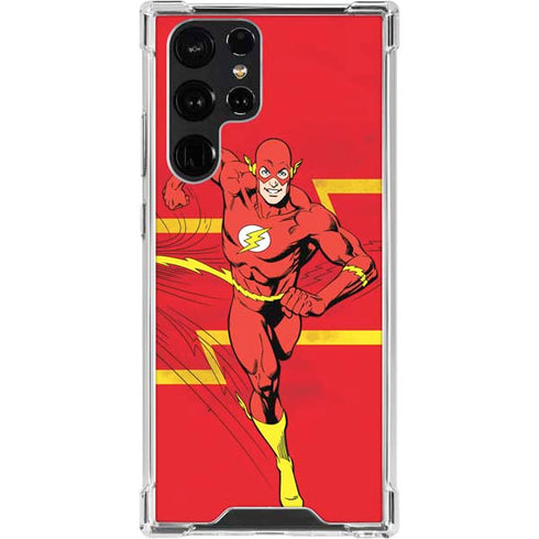 DC Comics Jagged Flash Galaxy S24 Ultra Clear Case