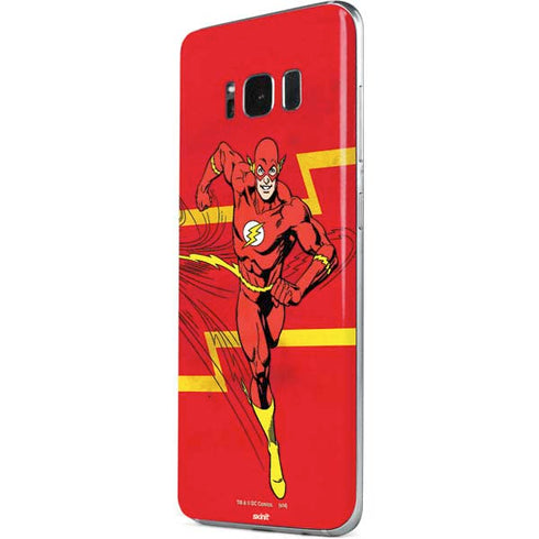 DC Comics The Flash Classic Art Running Pose Galaxy S8 Skin