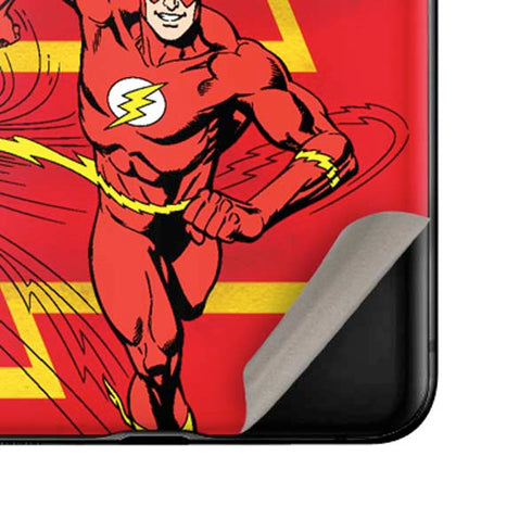 DC Comics The Flash Classic Art Running Pose Galaxy Z Flip Skin