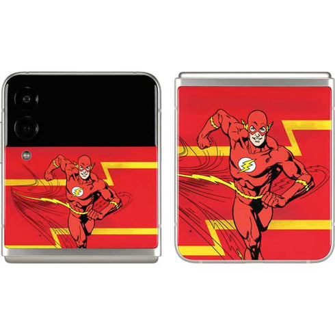 DC Comics The Flash Classic Art Running Pose Galaxy Z Flip3 5G Skin