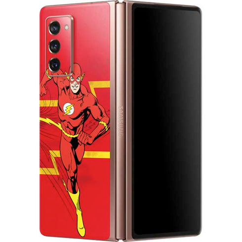 DC Comics The Flash Classic Art Running Pose Galaxy Z Fold2 5G Skin