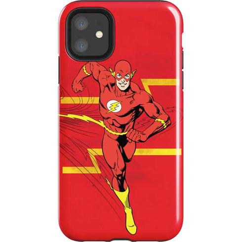 DC Comics The Flash Classic Art Running Pose iPhone 11 Impact Case