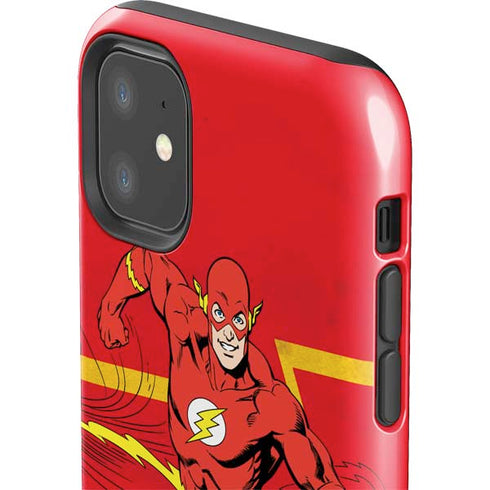 DC Comics The Flash Classic Art Running Pose iPhone 11 Impact Case