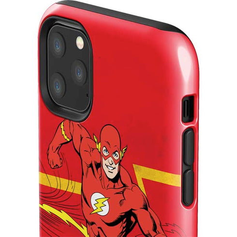 DC Comics The Flash Classic Art Running Pose iPhone 11 Pro Max Impact Case