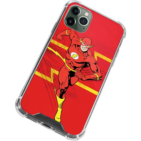 DC Comics The Flash Classic Art Running Pose iPhone 12 Pro Max Clear Case