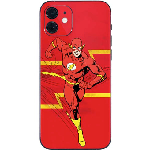 DC Comics The Flash Classic Art Running Pose iPhone 12 Skin