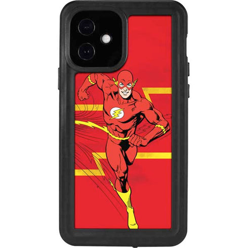 DC Comics The Flash Classic Art Running Pose iPhone 12 Waterproof Case