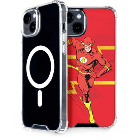 DC Comics The Flash Classic Art Running Pose iPhone 13 MagSafe Case