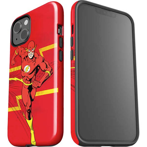 DC Comics The Flash Classic Art Running Pose iPhone 14 Impact Case