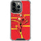 DC Comics The Flash Classic Art Running Pose iPhone 14 Pro Clear Case