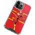 DC Comics The Flash Classic Art Running Pose iPhone 14 Pro Clear Case