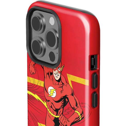 DC Comics The Flash Classic Art Running Pose iPhone 14 Pro Impact Case