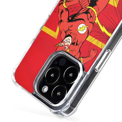 DC Comics The Flash Classic Art Running Pose iPhone 14 Pro Max MagSafe Case