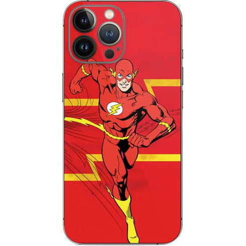 DC Comics The Flash Classic Art Running Pose iPhone 14 Pro Max Skin