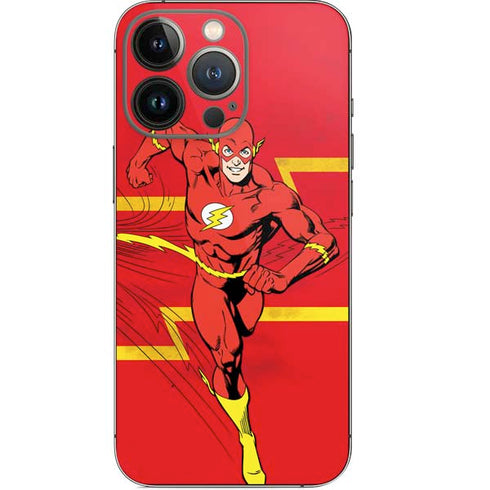 DC Comics The Flash Classic Art Running Pose iPhone 14 Pro Skin