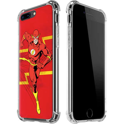 DC Comics Jagged Flash iPhone 7/8 Plus Clear Case