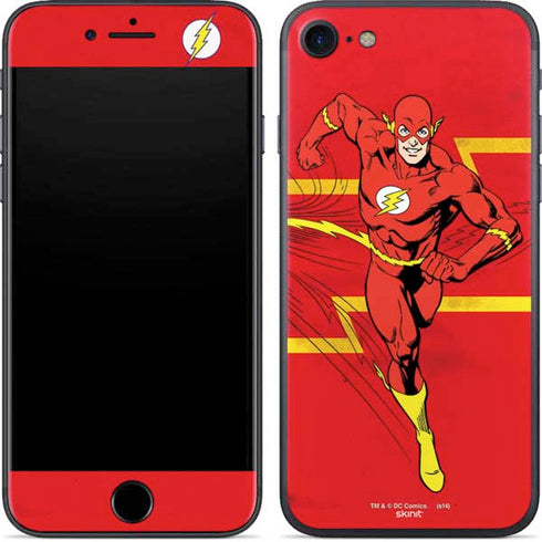 DC Comics The Flash Classic Art Running Pose iPhone 8 Skin