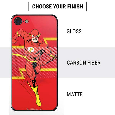 DC Comics The Flash Classic Art Running Pose iPhone SE (2nd & 3rd Gen) Skin