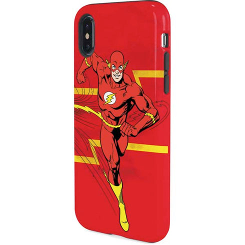 DC Comics The Flash Classic Art Running Pose iPhone X Pro Case