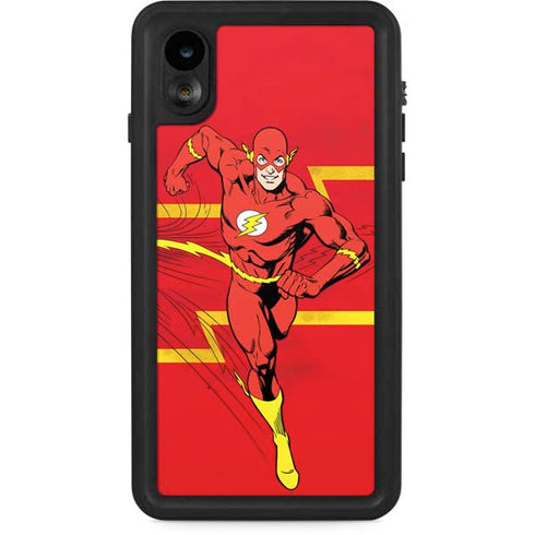 DC Comics The Flash Classic Art Running Pose iPhone XR Waterproof Case