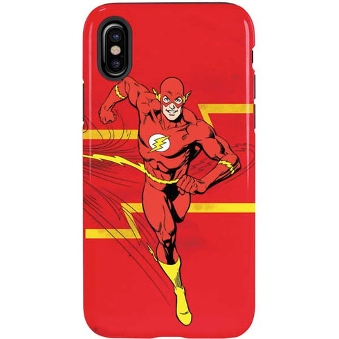 DC Comics The Flash Classic Art Running Pose iPhone XS Pro Case