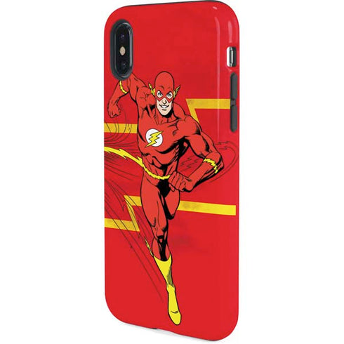 DC Comics The Flash Classic Art Running Pose iPhone XS Pro Case
