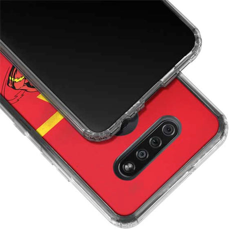 DC Comics Jagged Flash LG K51/Q51 Clear Case
