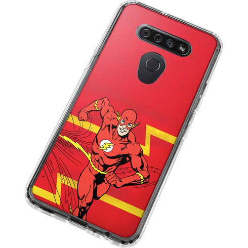 DC Comics Jagged Flash LG K51/Q51 Clear Case