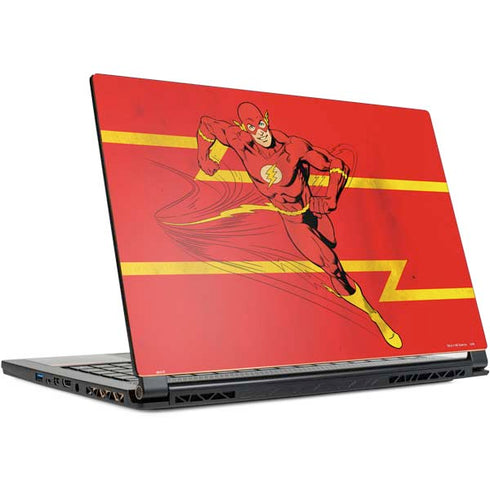 DC Comics The Flash Classic Art Running Pose MSI GS65 Stealth Laptop Skin