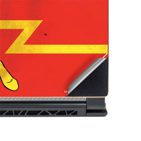 DC Comics The Flash Classic Art Running Pose MSI GS65 Stealth Laptop Skin