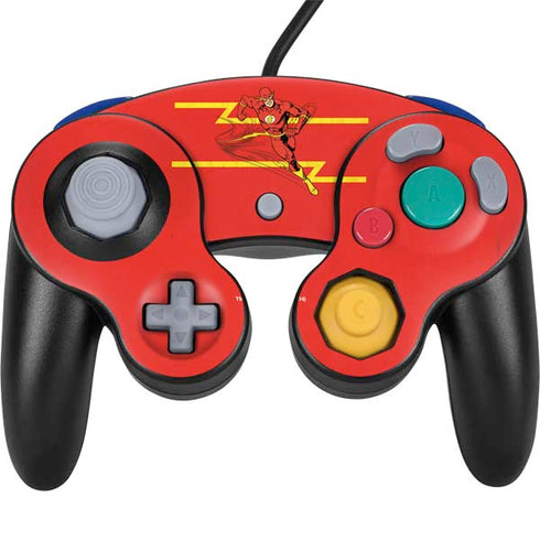 DC Comics The Flash Classic Art Running Pose Nintendo GameCube Controller Skin