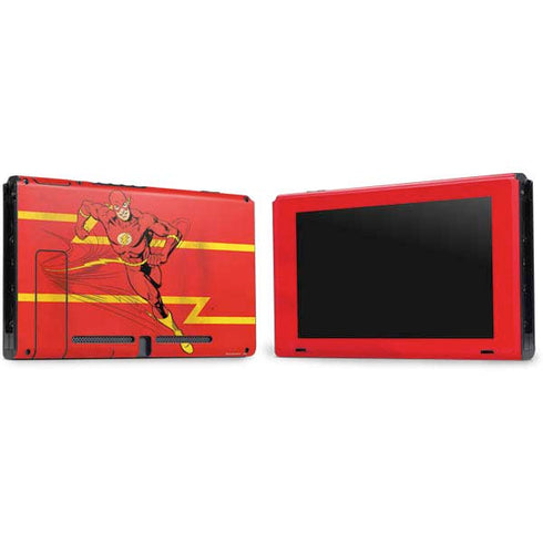 DC Comics The Flash Classic Art Running Pose Nintendo Switch Bundle Skin