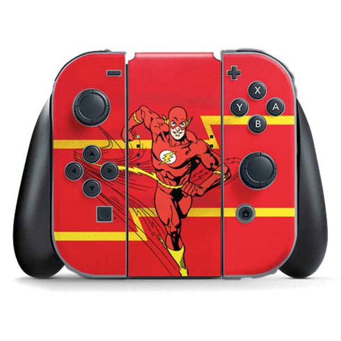 DC Comics Jagged Flash Nintendo Switch (2017-2021) Joy-Con Controller Skin