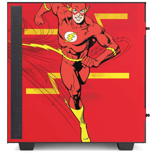 DC Comics The Flash Classic Art Running Pose NZXT H510 Compact ATX Mid-Tower Case Skin