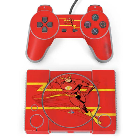 DC Comics The Flash Classic Art Running Pose PlayStation Classic Bundle Skin