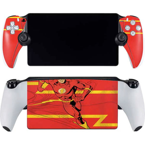 DC Comics Jagged Flash PlayStation Portal Remote Player Skin