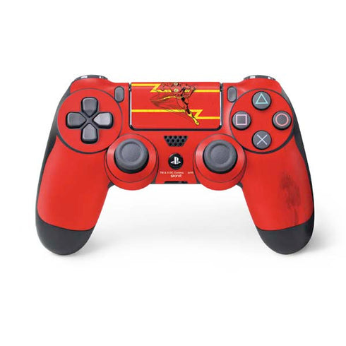 DC Comics The Flash Classic Art Running Pose PS4 Controller Skin