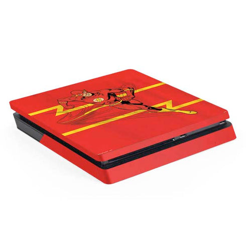 DC Comics The Flash Classic Art Running Pose PS4 Slim Skin