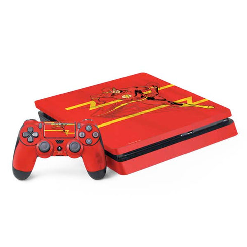 DC Comics The Flash Classic Art Running Pose PS4 Slim Bundle Skin
