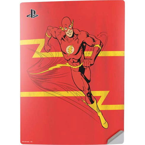 DC Comics The Flash Classic Art Running Pose PS5 Digital Edition Console Skin