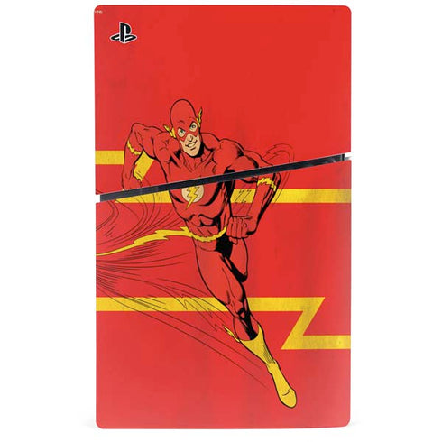 DC Comics Jagged Flash PS5 Slim Disk Bundle Skin