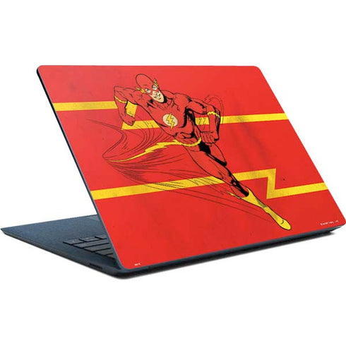 DC Comics The Flash Classic Art Running Pose Surface Laptop Skin