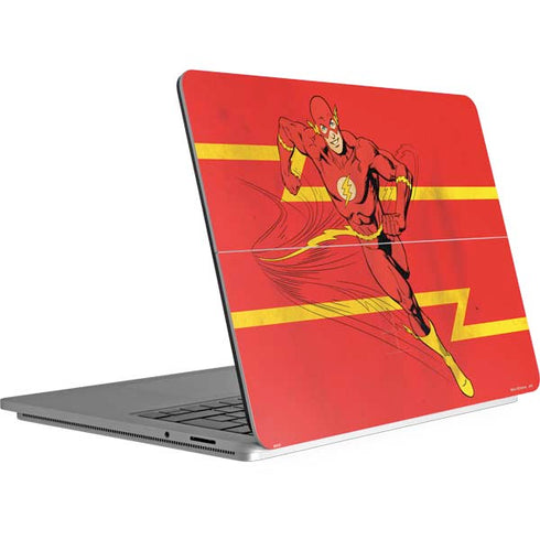 DC Comics The Flash Classic Art Running Pose Surface Laptop Studio Skin