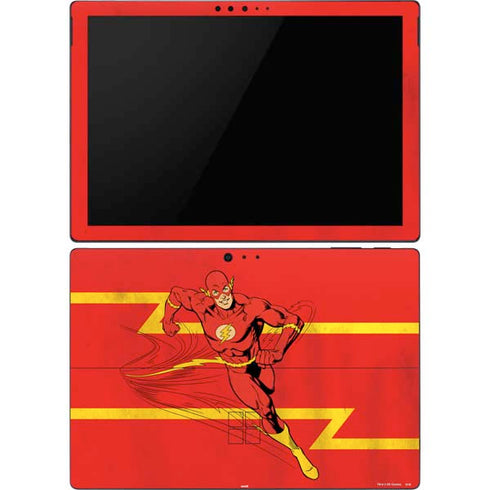 DC Comics The Flash Classic Art Running Pose Surface Pro 6 Skin