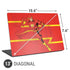 DC Comics The Flash Classic Art Running Pose Universal Laptop 13in (10.6 x 7.6in) Skin