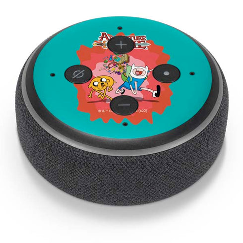 Adult Swim Adventure Time Jake and Finn Amazon Echo Dot Skin