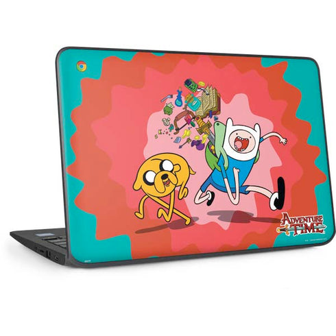 Adult Swim Adventure Time Jake and Finn HP Chromebook Skin