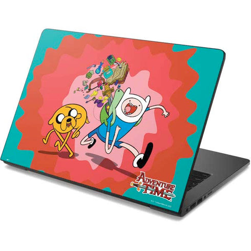 Adult Swim Adventure Time Jake and Finn Dell Chromebook Skin