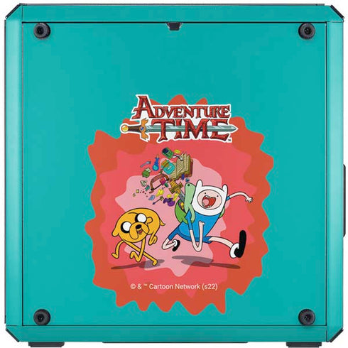 Adult Swim Adventure Time Jake and Finn Cooler Master MasterBox Q300L Mini Tower Skin